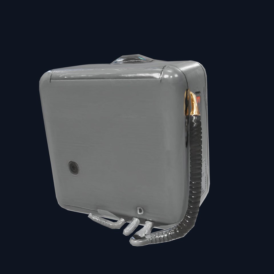 Retro Digital Device model pack with futuristic display